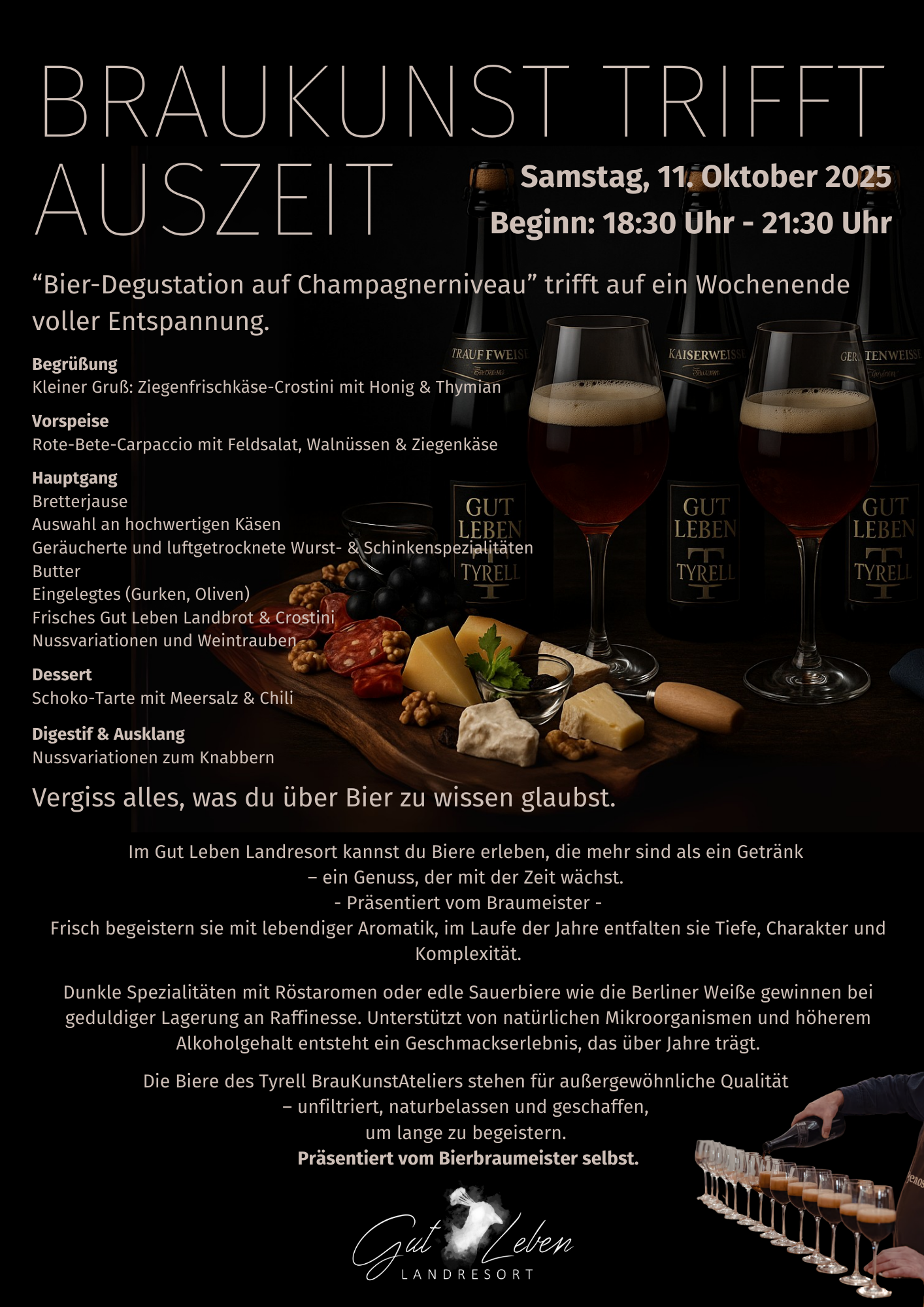 Braukunst trifft Auszeit - Ablaufplan