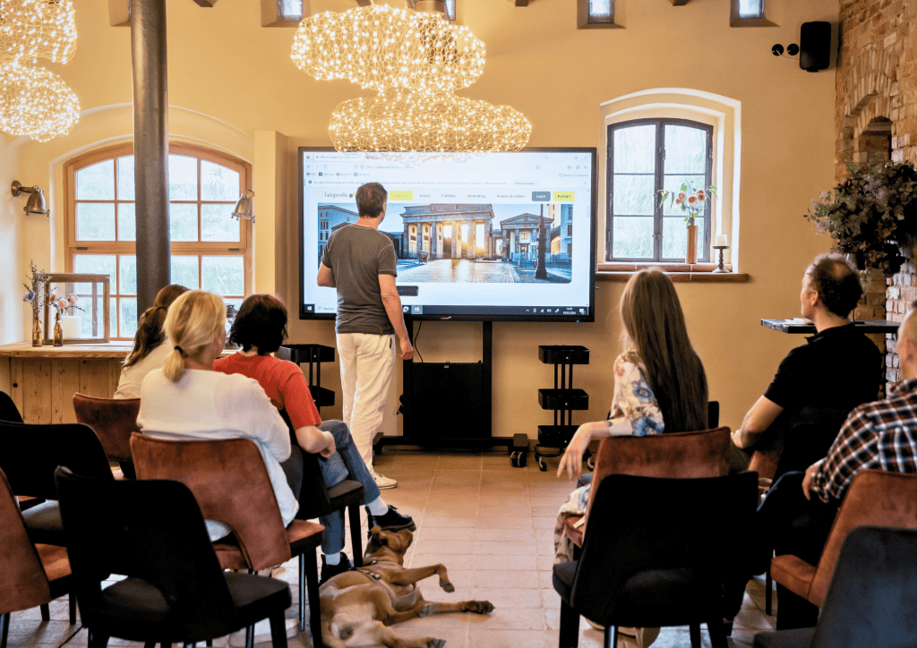 Attraktive, kreative Schulung in gutem Ambiente mit moderner Technik in Berlin.