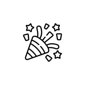 Toast, Symbol für Freude und Gemeinschaft.