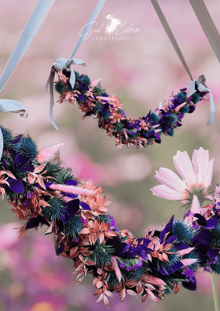 Osterkranz Workshop Bundle - Blumenkranz für Ostern, handgemacht, Dekoration.